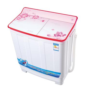 China Hotel 9.5kg Semi-automaticTwin Tub Top-load Washer Laundry Washing Machine for sale