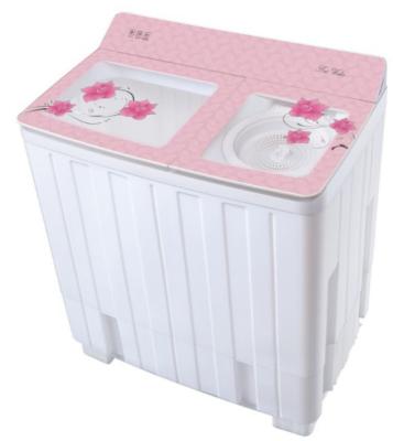 China 12kg Hotel Seal Water Saving Laundry Tub Semi-automatic Top Loading Twin Washing Machine for sale