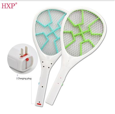 China New design sustainable fly with LED lightswatte plastic rechargeable electric HIPS mosquito swatter for sale