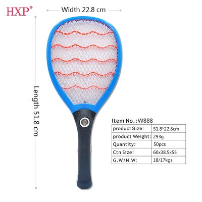 China Sustainable HXP Fly Swatter Household Product Electric Voltage With LED Light for sale