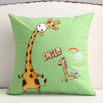 China China Manufacture New Designs Home Cartoon Animal Pattern Pillow Case Sofa Cushion Cover for sale