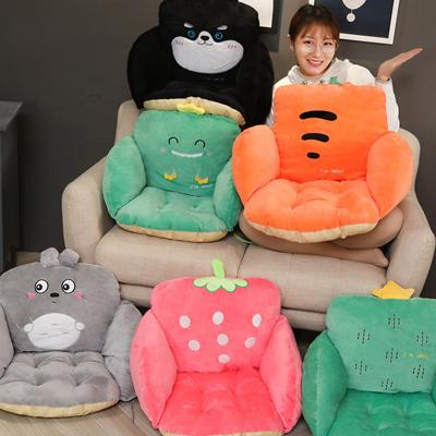 China Chidoller Washable Animal Cute Cushion Home Office Use Comfortable Soft Plush Pillow Toy Chair Cushions for sale