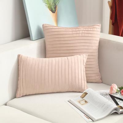 China Sustainable Square Cushion Cover Plain Dyed Cushion Pillow Cover for sale