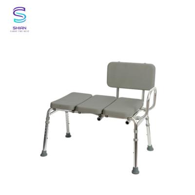 China Multifunctional swivel fold up shower chair for older L78.79 x W16.36 x H42.42 cm for sale