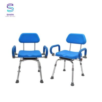 China Reinforce bathroom shower chairs for older L50.0 X W23.5 X H40.0 cm for sale