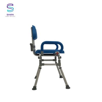 China Adjustable Height Moving Medical Shower Chair L60.6 X W27.6 X H49.7 cm for sale