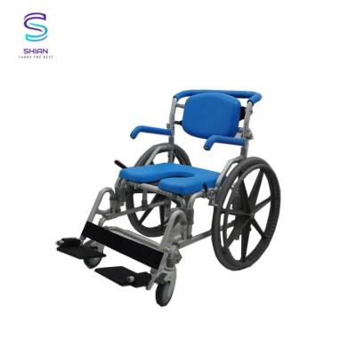 China Modern Shower Commode Chair Bed Basin For Disabled L60.91 X W45.15 X H68.79 cm for sale