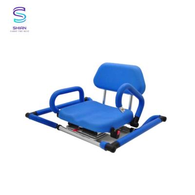 China Height Adjustable Tub Shower Chair With Backrest L69.7 x W27.27 x H59.39 cm for sale