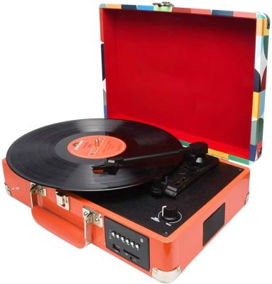 China Hot Selling USB Suitcase Turntable Player Convert BT, Record, Aux, and FM into MP3 USB Force to PC M46 for sale