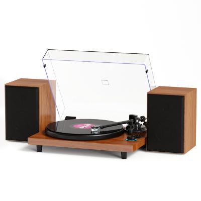 China With BT function; 2-Speeds 33and 45 rpm; Vinyl Record Player with Magnetic Cartridge and Adjustable Counterweight, BT Wireless Turntable Hi-Fi System with 36 Watts De for sale