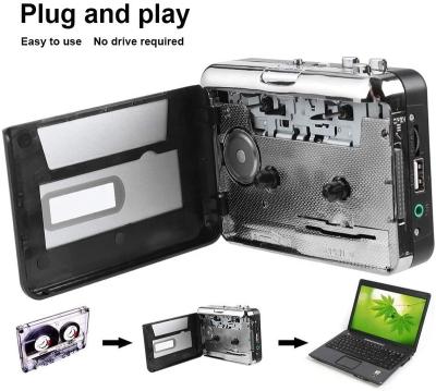 China Portable USB Cassette Player Convert Old Cassette Tapes To MP3 Directly Into MP3 Converter BR 608 USB Drive Flash Cassette for sale