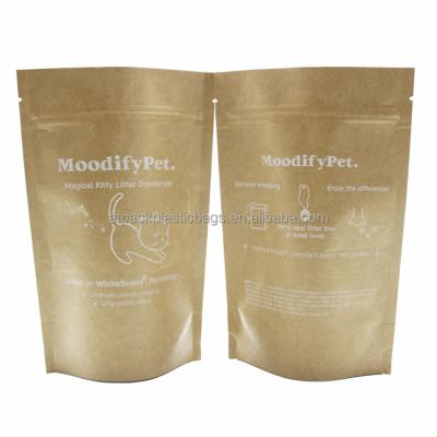 China Factory Wholesale Recyclable Packaging Eco Friendly Compostable Recyclable Ziplock Food Grade Ink Kraft Holder Up Pouch for sale