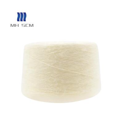 China Hot sale 55%BCI cotton 38%recycle polyester 5%wool 2%spandex sustainable fluffy crochet anti-pilling knitting yarn for sale