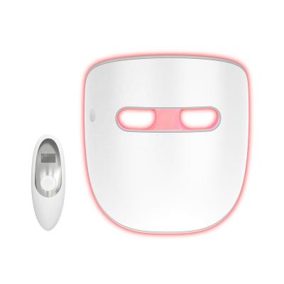 China Factory Dye Removal Led Facial Mask Massager LED 3 Color PDT Therapy Face Whitening Mask With Optional Color for sale