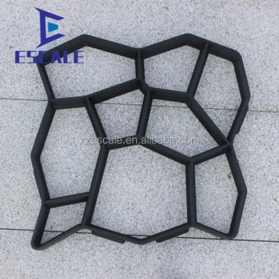 Cina Escale Brick Stone Walk Maker Mould Concrete Diy Paving Mold Black Or Customized in vendita