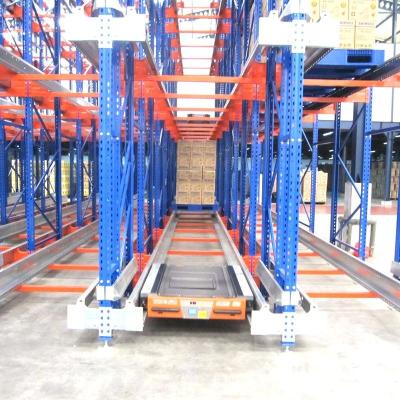 China High Corrosion Protection Space Using Pallet Storage Automated Heavy Duty Radio Shuttle Rack for sale