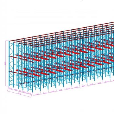 China Warehouse heavy metal corrosion protection capacity drive-in rack for sale