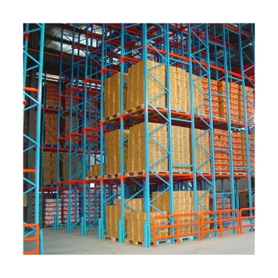 China FOOD selective heavy duty drive in pallet rack by Q235 steel for sale