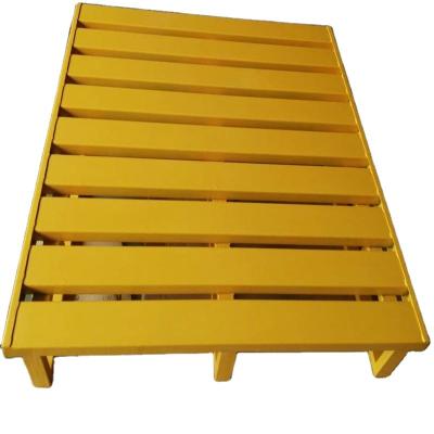 China Warehouse Logistics Equipment 2 Way Customized Single Sided Entry Steel Pallet for sale