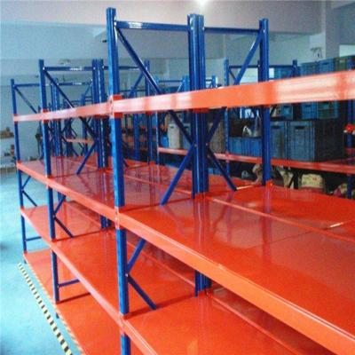 China Corrosion protection supermarket shelf/goods shelf/medium-duty rack metal storage for sale