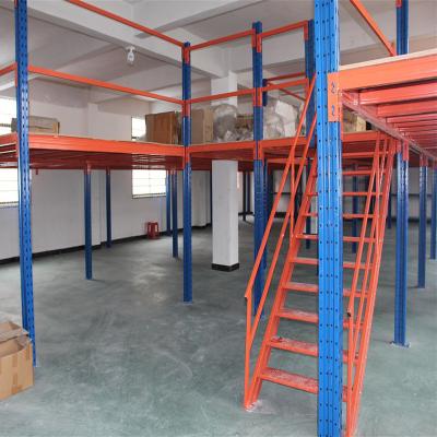 China Selective Corrosion Protection Safe Guaranteed Steel Structure Deck Mezzanine Multi Level Rack for sale