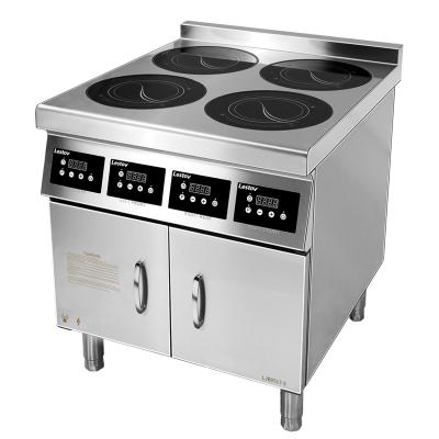 China Hotel 3.5kw 5kw 4 Burners Large Commercial Silver Electric Induction Stove Top Hob for sale