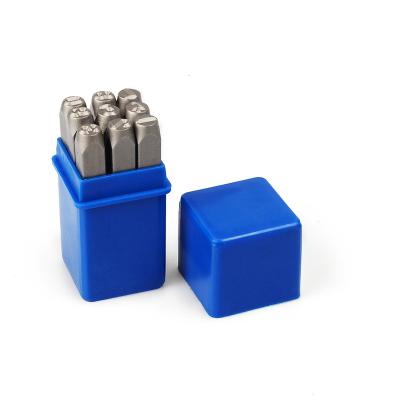 China High Quality Matel Letter and Number Punch Steel Stamp Set for sale