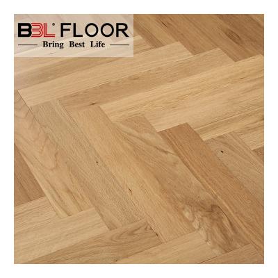 China Jiangsu Traditional Micro Barrel Oak Hardwood Bevel 12mm Thickness Engineered Oak Wood Flooring for sale