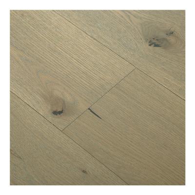 China Other Manufacture Chinese Oak Wood Brushed Wide Click Engineered Flooring for sale