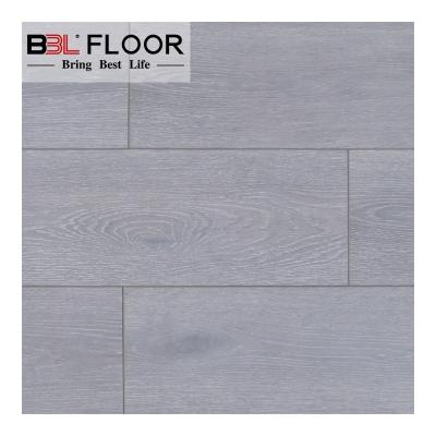 China Contemporary barrel 8mm 12mm laminate click waterproof hdf wood flooring for sale