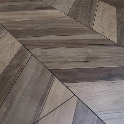 China Beautiful Traditional New Design Exterior Herringbone Laminate Flooring for sale