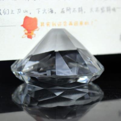 China Europe Shinning 2 Inch Crystal Glass Diamond Card Holde Fathers Day Gifts for sale