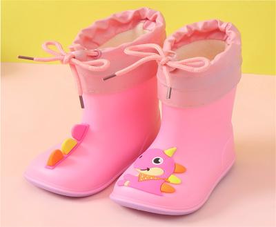 China Fashion trend factory directly supply wholesale rain boots toddler girls pink rain boots for sale