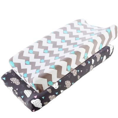 China PORTABLE premium quality protective changing blanket - Ultra-soft cotton blend, safe and comfortable for baby for sale