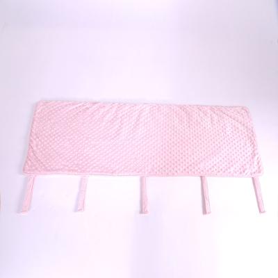 China Sustainable Custom Cozy Crib Bumper Cover Multicolor 100% Polyester Crib Bumper Cover for sale