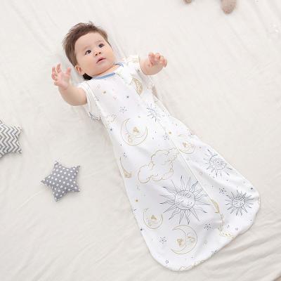 China Spring And Summer Baby Surrender Slim Bag100% Cotton Wings Sleeping Bag Breathable Shockproof Baby Detachable Wrap Anti-kick Quest for sale