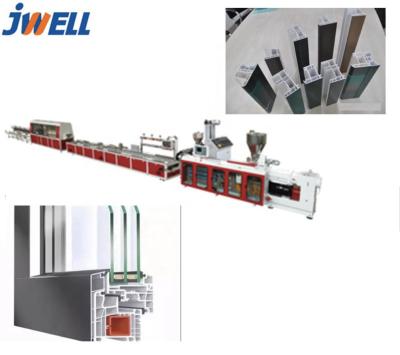 China Profile JWELL profile making machine / upvc profile extrusion line for sale