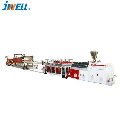 China Jwell Wide Sheet PVC Foam Board Use Semi-Skinning Extrusion Line for sale