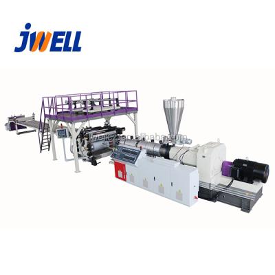 China Leather Sheet JWELL Machine PVC Extrusion Production Line for sale