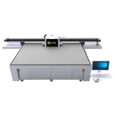 China Discounts KINGT 2513G5 250*130 Cm Super Large Format Glass UV Flatbed Printer Machine Manufacturer Supplier for sale