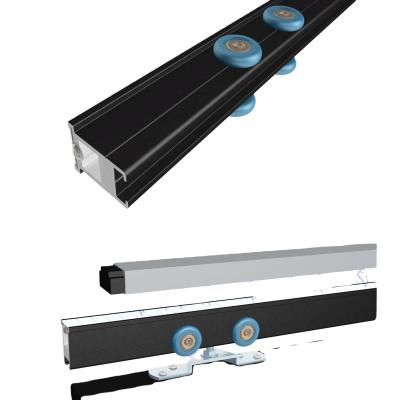 China Modern Moblie Phone APP Magnetic Sliding Door System For Hotel And Office for sale