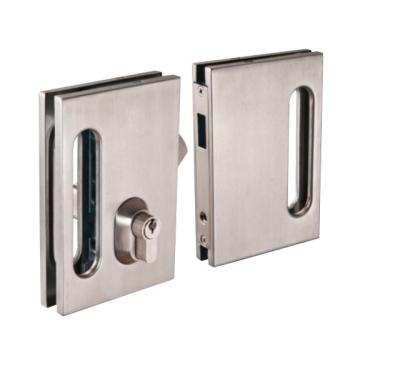 China New Design Stainless Steel Sliding Door Lock, OEM/ODM Glass Door Lock for sale