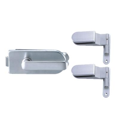 China Factory Sale Modern Glass Door Lock Aluminum Alloy , Europe Type Glass Lock for sale