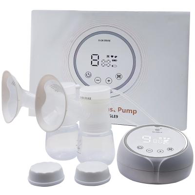 China BPA Free Factory Supply Nerd Hands Free Electric Puerperal Milk Sucking Breastfeeding Pump Machine Double Breast Pump for sale