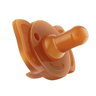 China BPA Free Easy Clean Reusable Babies Teething Safe Soft Silicone Animal Shape Baby Grinding Pacifier for sale