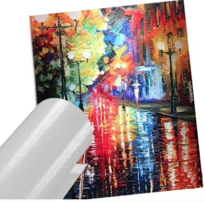 China Inkjet Printing Wholesale Formula Technology 100% Polyester Art Painting Canvas Roll Waterproof Advanced Coating Canvas for sale