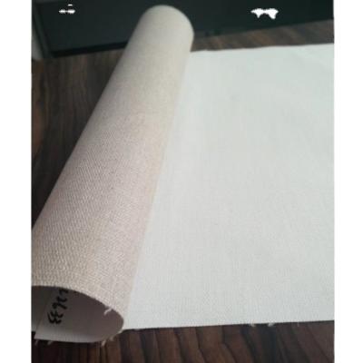 China Canvas 490gsm Un-primed Pure Canvas Painting For Professional Stretched Artist Oil Painting Dew Retting Canvas Canvas for sale