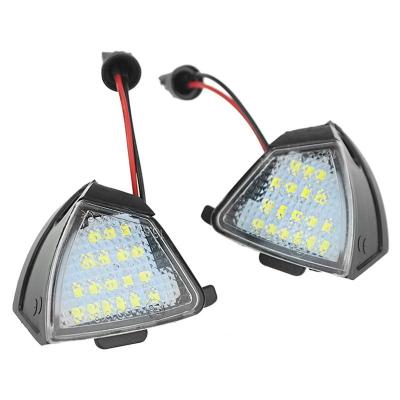 China Automobile Lamp Factory Direct Car Accessories 12V 6500K White LED Car Rearview Mirror Lights For VW For Jetta Mk3 Eos Passat B6 Golf 5 for sale