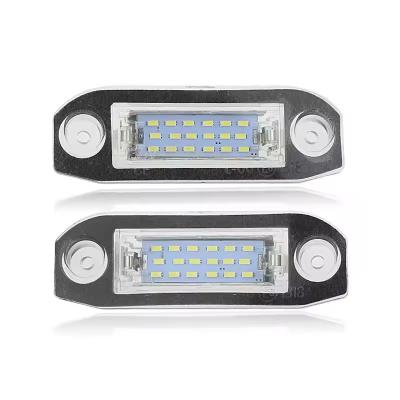 China LED license plate light White 18Pcs 3014SMD 6500K Led License Plate Light For Volvo S40 S60 S80 V60 V70 C60 Xc60 Xc70 Xc90, rear license plate lamp for sale