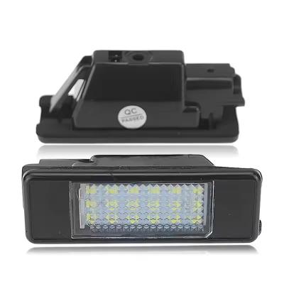 China Automobile Lamp Car Lighting Accessories 18Pcs 2835SMD Led License Plate Lights For Citroen C3 C4 C5 C6, license plate frame with led light for sale